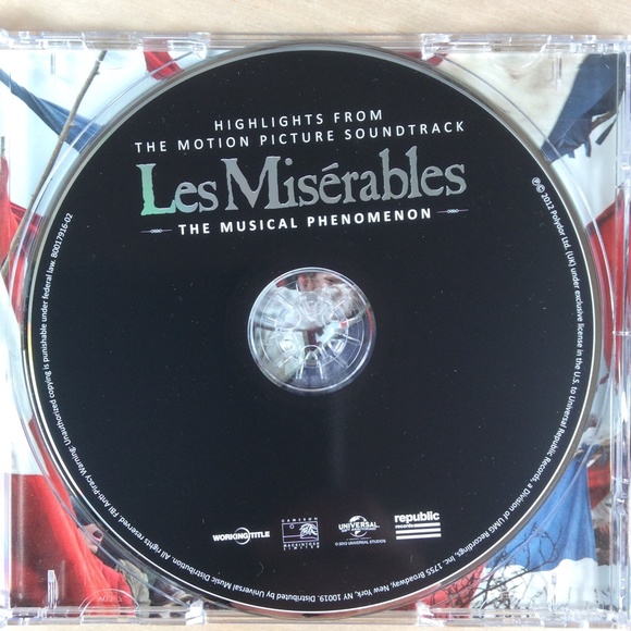 Highlights From The Motion Picture Soundtrack Les Miserables CD 2012 - Picture 8 of 9